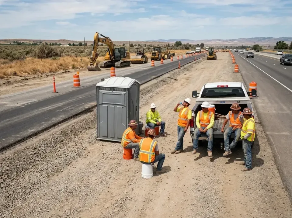 highway-road-construction-crew-007 — frequently asked questions, Porta Potty and Restroom Rentals in Hallandale Beach, FL